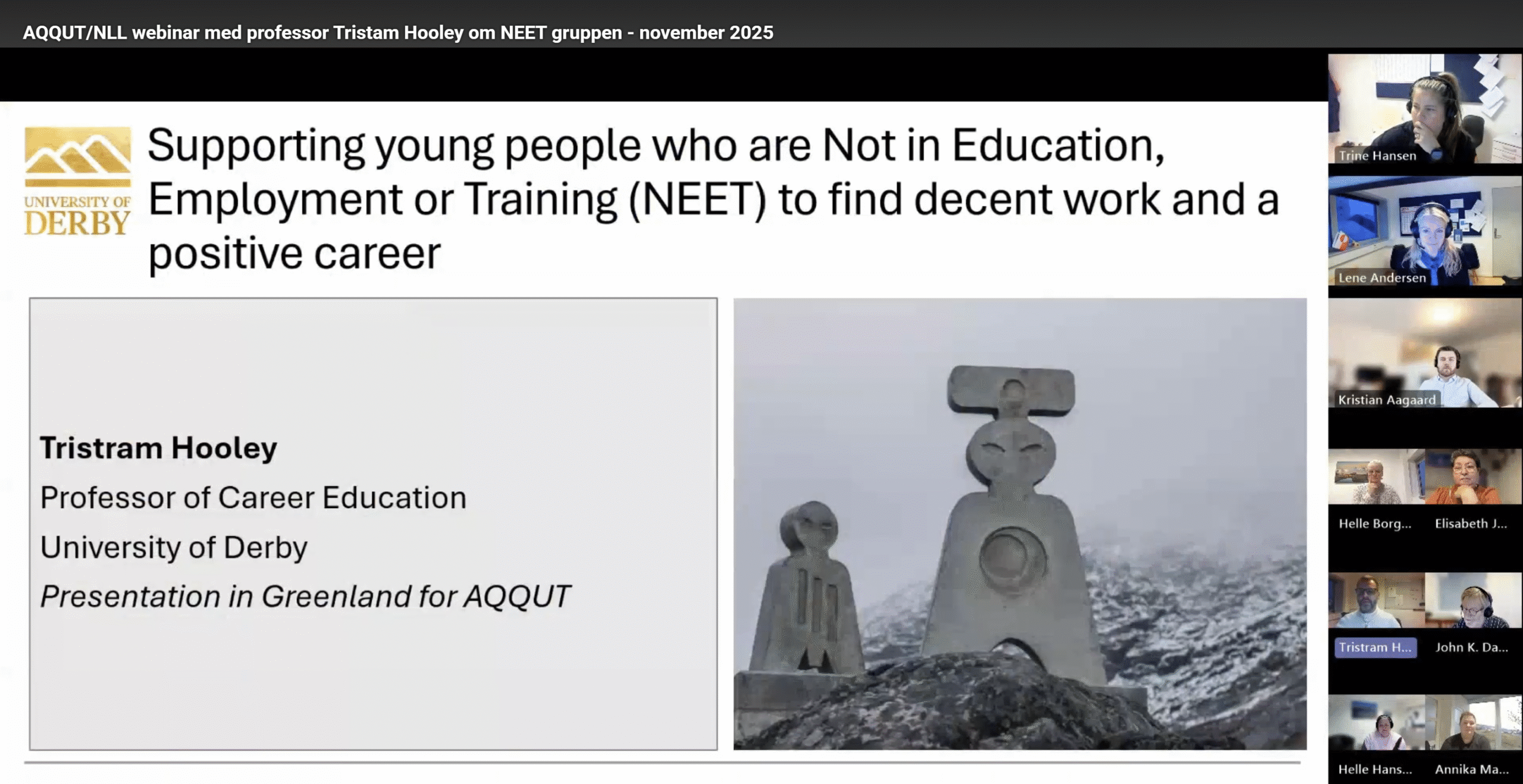 Se optagelse af Tristam Hooley webinar