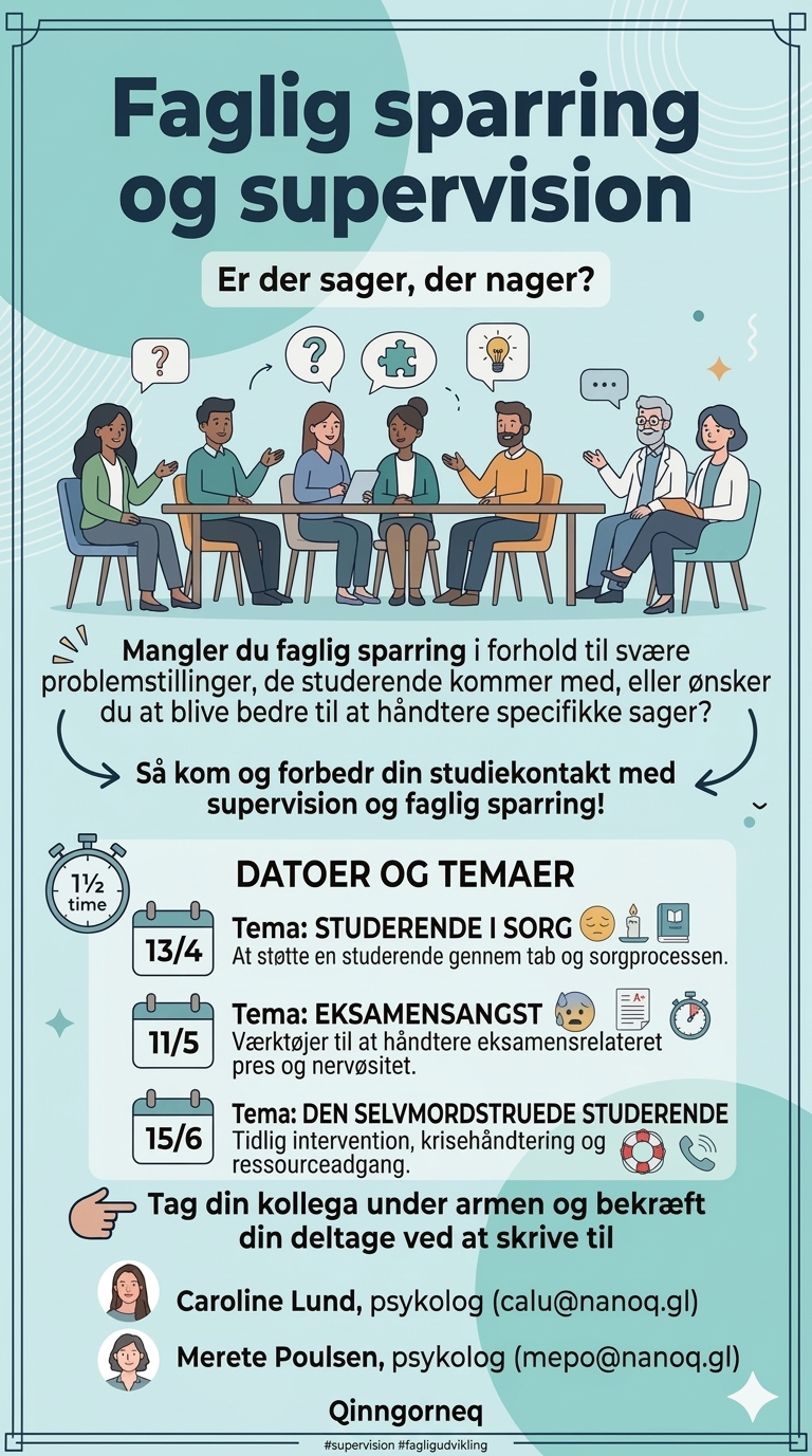 Inulerivik-qinngorneq tilbuder faglig sparring og supervision